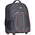 Targus TSB75001US Carrying Case (Rolling Backpack) for 17" Notebook, Tablet PC, Document, Accessories, iPad, MacBook Pro, Books, File Folder - Red, Black 1 thumbnail image