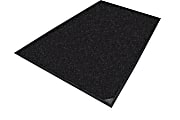 M+A Matting MicroLuxx Floor Mat, 59” x 35”, Smooth, Black