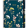 Willow Creek Press Hardcover Weekly Academic Planner, 8-1/2" x 11", Freshly Picked Flowers, July 2022 to June 2023, 29565