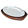 Winco Platter Underliner, 12", Brown