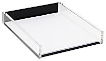 Realspace® Black Acrylic Paper Tray, Letter Size