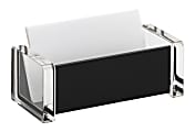 Realspace® Black Acrylic Business Card Holder