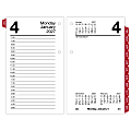 AT-A-GLANCE® 2027 Daily Loose-Leaf Desk Calendar Refill with Monthly Tabs, Standard, 3 1/2" x 6" 1 thumbnail image