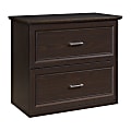Office Star™ Jefferson 2-Drawer 31-1/4"W x 16-3/4"D Lateral File Cabinet With Lockdowel™ Fastening System, Espresso 1 thumbnail image