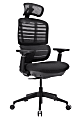 WorkPro® Momentum Ergonomic Mesh/Mesh Active High-Back Chair, Black/Black, BIFMA Compliant