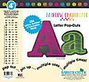 Barker Creek® Letter Pop-Outs, 4", Rainbow Chalk, Set Of 255 1 thumbnail image