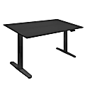 Mount-It! Dual Motor Electric 55"W Adjustable Height Standing Desk, Black 1 thumbnail image