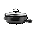 Aroma ASP-137B 3-Quart 3-In-1 Grillet, 7-5/16”H x 12-5/8”W x 13-5/8”D, Black