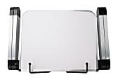 Mind Reader Collapsible Bookstand, 10"H x 15-1/2"W x 10"D, White 1 thumbnail image