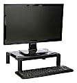 Mind Reader Rotative Extra-Wide Adjustable Monitor Riser, 3-5/16"H x 15-3/4"W x 11"D, Black 1 thumbnail image