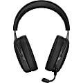 Corsair HS70 PRO Wireless Gaming Headset - Carbon - Stereo - Wireless - 40 ft - 32 Ohm - 20 Hz - 20 kHz - Over-the-head - Binaural - Circumaural - Uni-directional, Noise Cancelling Microphone - Carbon