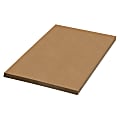 Partners Brand Material Kraft Corrugated Sheets, 24" x 48", Pack Of 20