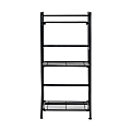 Flipshelf 3-Shelf Narrow Shelf, Black 1 thumbnail image