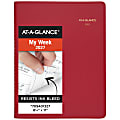 AT-A-GLANCE® 2027 Weekly Appointment Book Planner, Red, Large, 8 1/4" x 11" 1 thumbnail image