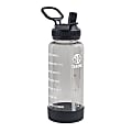 Takeya Tritan™ Motivational Water Bottle, 32 Oz, Stormy Black 1 thumbnail image