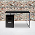 Flash Furniture 47"W Harwood Computer Desk, Dark Ash 1 thumbnail image