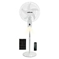 airbro™ FSA-18 9-Speed Indoor/Outdoor Rechargeable Floor Standing Fan with Solar Charging and LED Night-Light, 18-In., White 1 thumbnail image