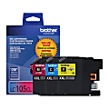 Brother® LC105 Cyan; Magenta; Yellow High-Yield Ink Cartridges, Pack Of 3, LC1053PKS 1 thumbnail image