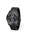 MyKronoz ZeTime Elite Hybrid Smartwatch, Regular, Brushed Black, KRZT1RE-BBK-BKMET 1 thumbnail image