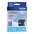 Brother® LC103 Cyan Ink Cartridge, LC103C