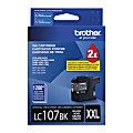 Brother® LC107 Black High-Yield Ink Cartridge, LC107BK