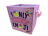 Nickelodeon JoJo Siwa Emoji Nesting Storage Bin, Medium Size, Pink 1 thumbnail image