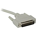 C2G - Serial / parallel extension cable - DB-25 (M) to DB-25 (F) - 3 ft - molded, thumbscrews - beige