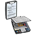 Office Depot® Brand Form Holder Storage Clipboard Box, Charcoal