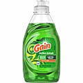 Gain Ultra Original Scent Dishwashing Liquid - 8 fl oz (0.3 quart) - Clean Scent - Green - 12 / Carton 1 thumbnail image