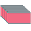 Ashley Productions Big Reading Guides, 3-3/4" x 7-1/4", Rose, Pack Of 12 Guides