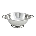 Winco Stainless-Steel Colander, 10", Silver