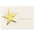 All-Occasion Cards, 7 3/4" x 5 3/8", Shining Star, 30% Recycled, Box Of 25