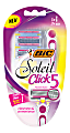 BIC® Women's Soleil Click 5 Razor, Pink 1 thumbnail image