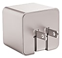 Ativa™ USB Dual Port Wall Charger, Silver