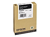 Epson T6051 - 110 ml - photo black - original - ink cartridge - for Stylus Pro 4800, Pro 4880
