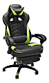 Respawn 110 Racing-Style Bonded Leather Gaming Chair, Green/Black 1 thumbnail image