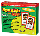 Edupress Spanish In A Flash Cards, Set 1, 2 1/2" x 4", K - Grade 5, Pack Of 100