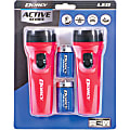 Dorcy LED Flashlights Pack - LED - 1 x D - Battery - Plastic - Weather Resistant - Blue - 2 / Pack 1 thumbnail image