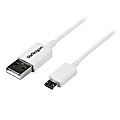 StarTech.com 2m White Micro USB Cable - A to Micro B 1 thumbnail image