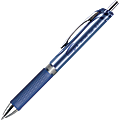 Integra Retractable Gel Ink Pens, Medium Point, 0.7 mm, Blue Barrel, Blue Ink, Pack Of 12 Pens 1 thumbnail image
