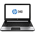 HP 340 G2 14" LCD Notebook - Intel Core i5 i5-5200U Dual-core (2 Core) 2.20 GHz - 4 GB DDR3L SDRAM - 500 GB HDD - Windows 7 Professional 64-bit upgradable to Windows 8 Pro - 1366 x 768 - Silver, Black 1 thumbnail image