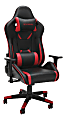Respawn 120 Racing-Style Bonded Leather Gaming Chair, Red/Black