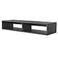 Inval Wall-Mounted Floating Shelf, 7-15/16"H x 47-1/4"W x 13-13/16"D, Tobacco Chic