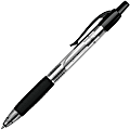 Integra Retractable 0.7mm Gel Pen - 0.7 mm Pen Point Size - Black Gel-based Ink - 12 / Dozen
