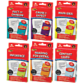 Edupress Reading Comprehension Practice Cards, Red Level, Grades 2 - 4, 54 Cards Per Set, Pack Of 6 Sets 1 thumbnail image