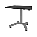 Bestar Universel Electric 36"W Small Standing Desk, Black