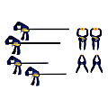 IRWIN QUICK-GRIP Clamp Set, Multicolor, Set Of 8 Clamps 1 thumbnail image