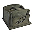 Imperial NFL Rustic Desk Organizer, 8”H x 8-1/2”W x 6-1/2”D, Philadelphia Eagles 1 thumbnail image