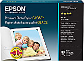 Epson® Premium Glossy Photo Paper, 4" x 6", Pack Of 100 Sheets (S041727)
