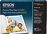 Epson® Premium Glossy Photo Paper, 4" x 6", Pack Of 100 Sheets (S041727) 1 thumbnail image